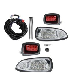 WFLNHB All LED Light Kit Replacement For EZGO RXV Golf Cart Deluxe Street