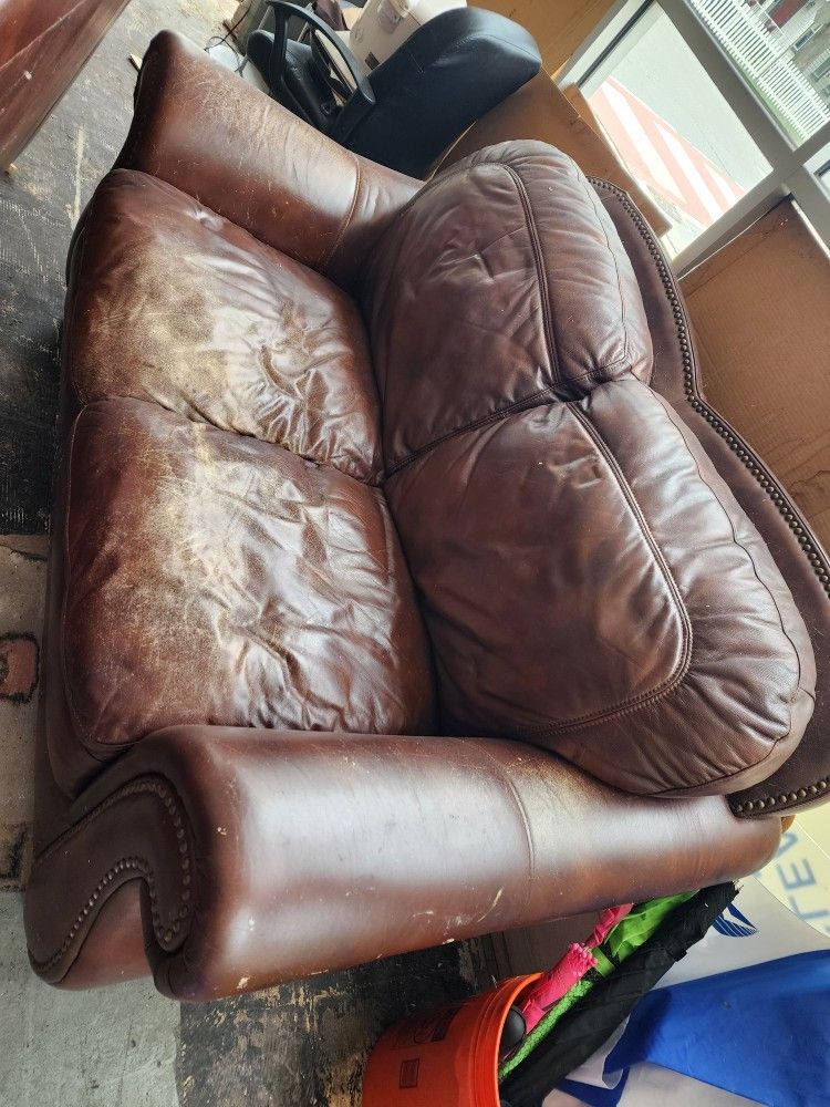 FREE Leather Family Room Set