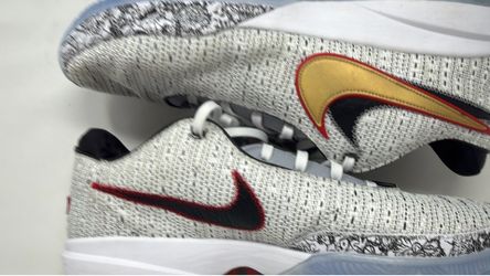 NEW size 18 Nike LEBRON 20 xx THE DEBUT White/Gold/Black low Top Basketball shoes No box