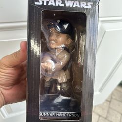 Gunnar Henderson Baltimore Orioles Bobblehead Sga Star Wars $15