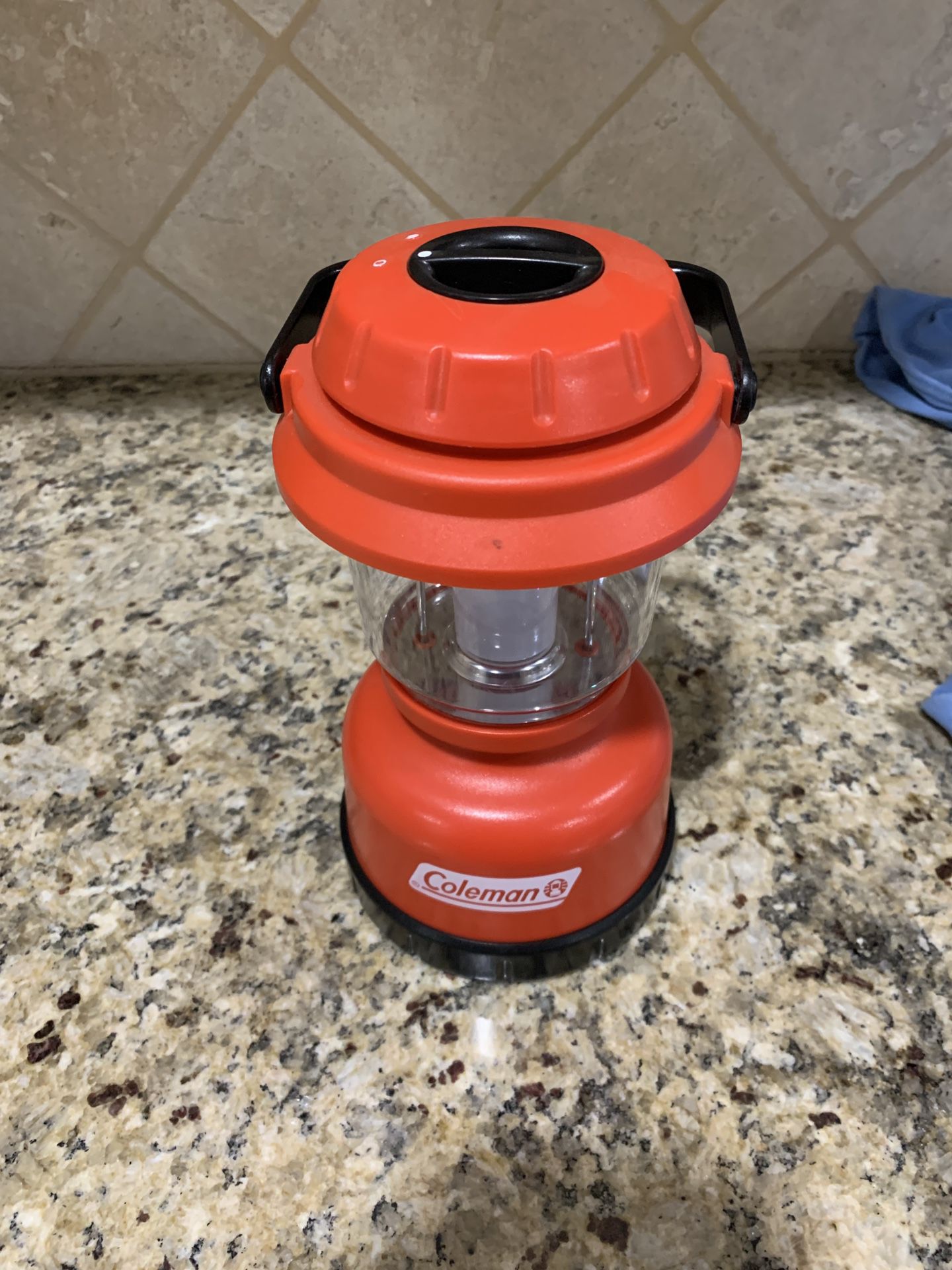 Coleman Red Battery Operated Lanturn for Camping
