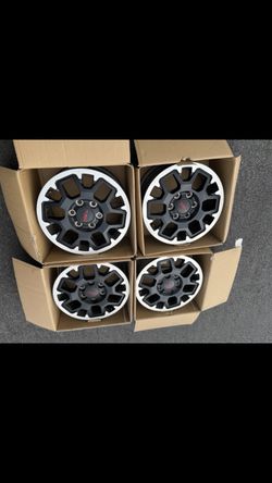 4 — 17x7.5 6x5.5 6x139.7 Stock Tacoma Tundra 4Runner Wheels Rims !!!