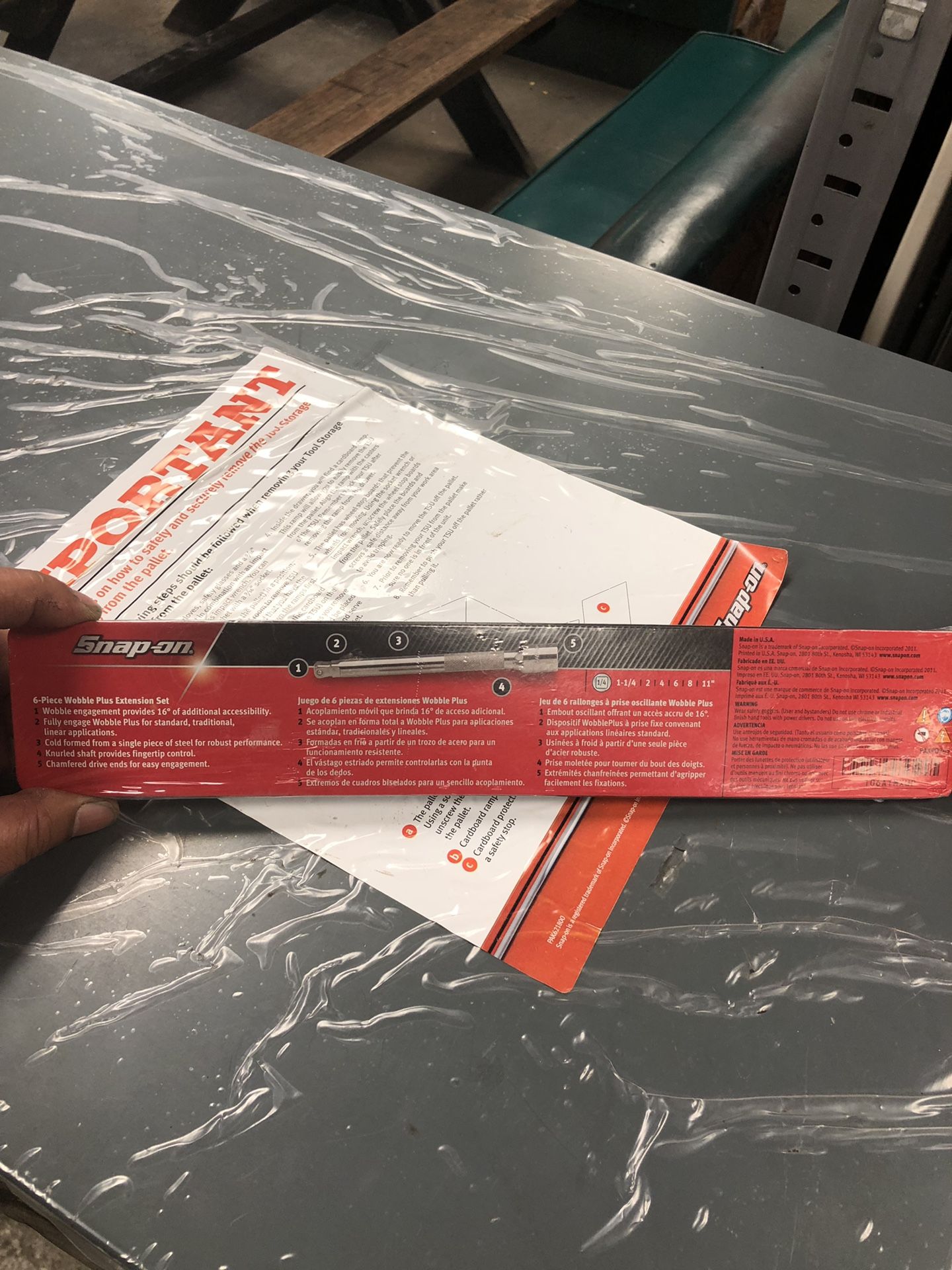 Snap-On 1/4 6 piece wobble plus extension set