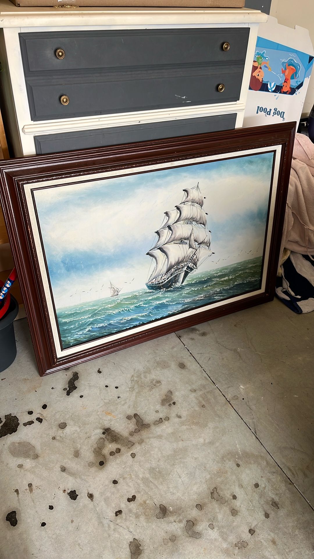 Old Sailing Ships Painting