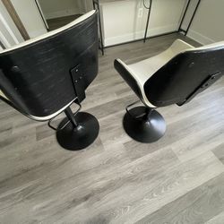 Adjustable Rotating Bar Chairs 