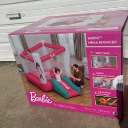 Barbie Inflatable Bounce House With Blower 