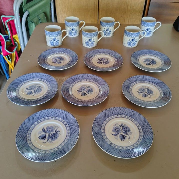 Vintage Andrea by Sadek Plates and Cups
