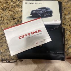 2019 Kia Optima Owners Manual Set with Case KDG5-EU92F OEM