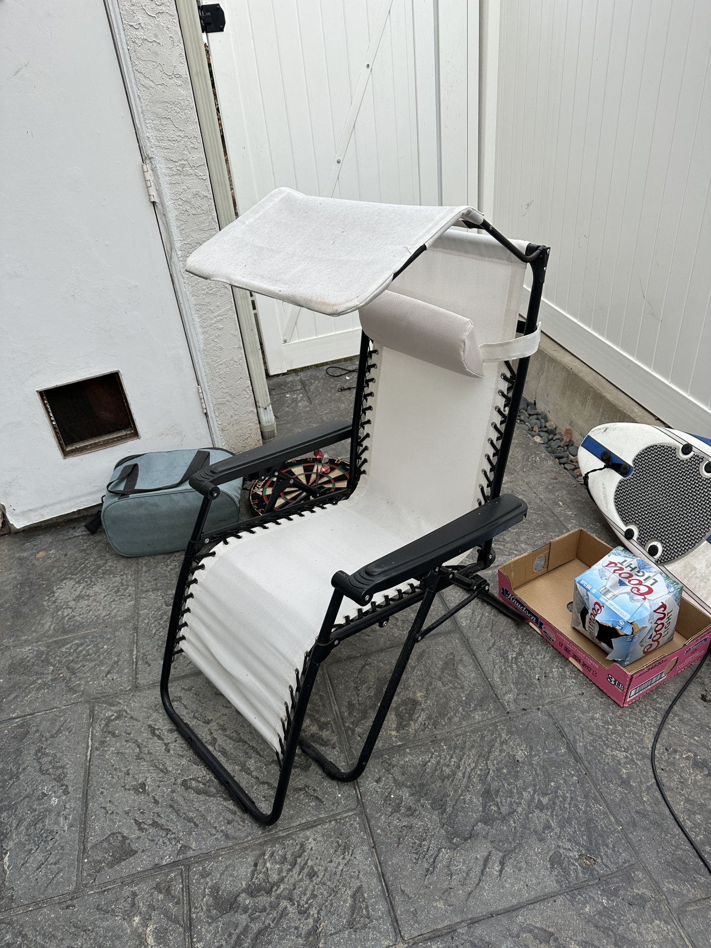 Reclining Beach Lounge Chair 