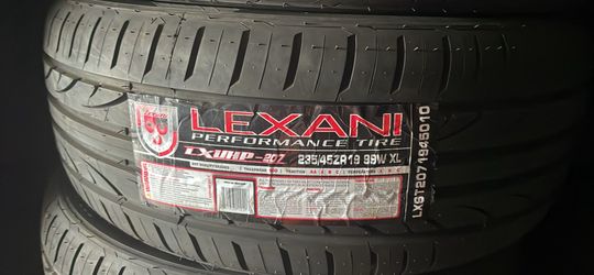 Lexani LXUHP-207 235/45/19 –40,000 Mile Tire $110 each tire plus tax if you need installation and balance will be extra $25 each tire