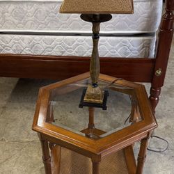 End Table and Lamp 
