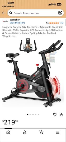 Wenoker Magnetic Indoor Cycling Spin Bike
