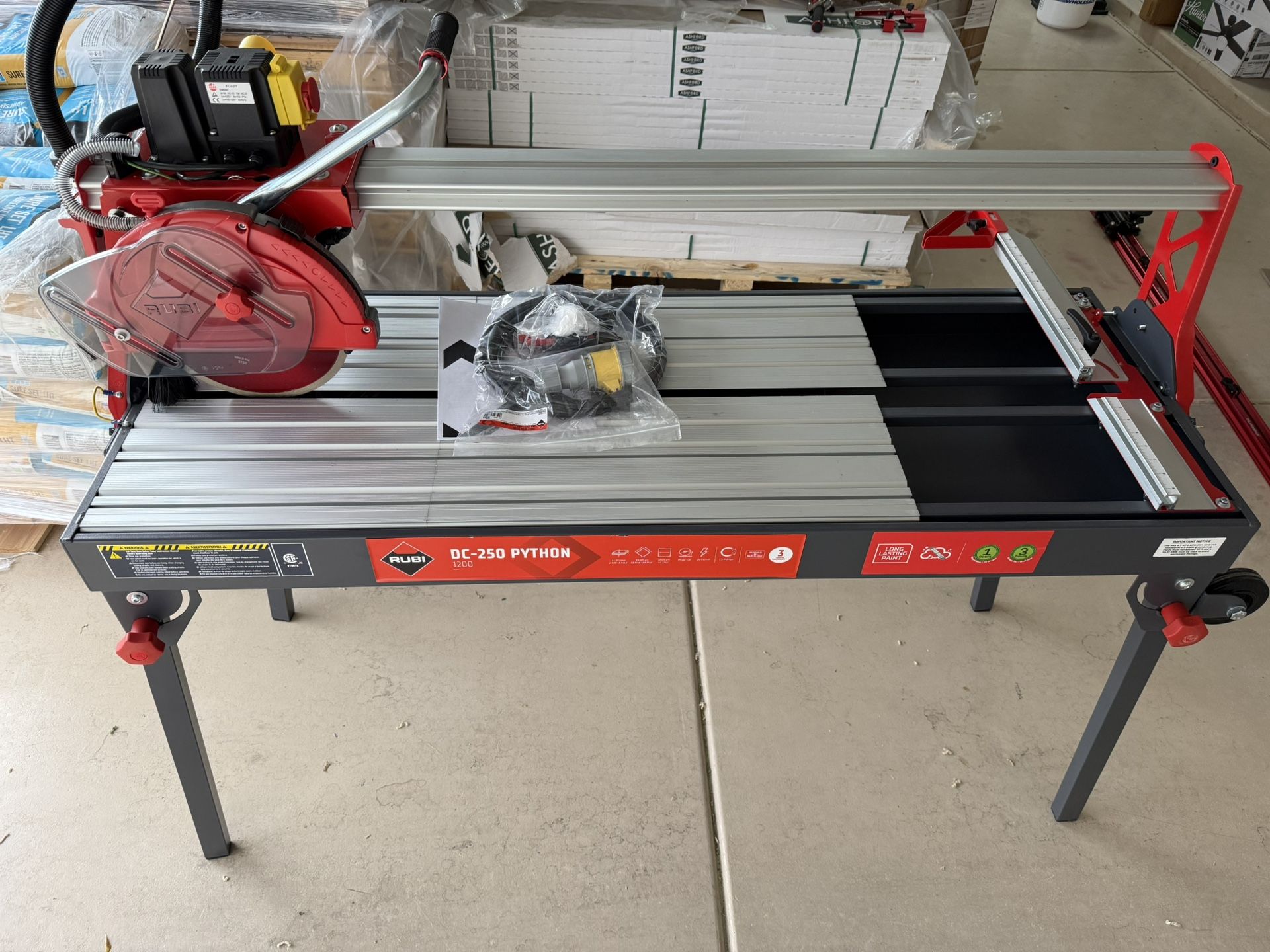 Rubi DC-250 Python 1200 61” Wet Tile Saw for Sale in Cave Creek, AZ ...