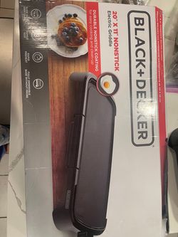 Black+Decker 20x11 Nonstick Electric Griddle