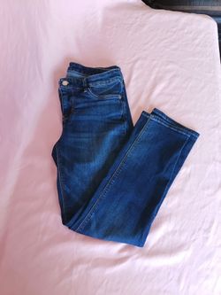 White House Black Market SLIM Crop Leg Jeans Blue Size 2