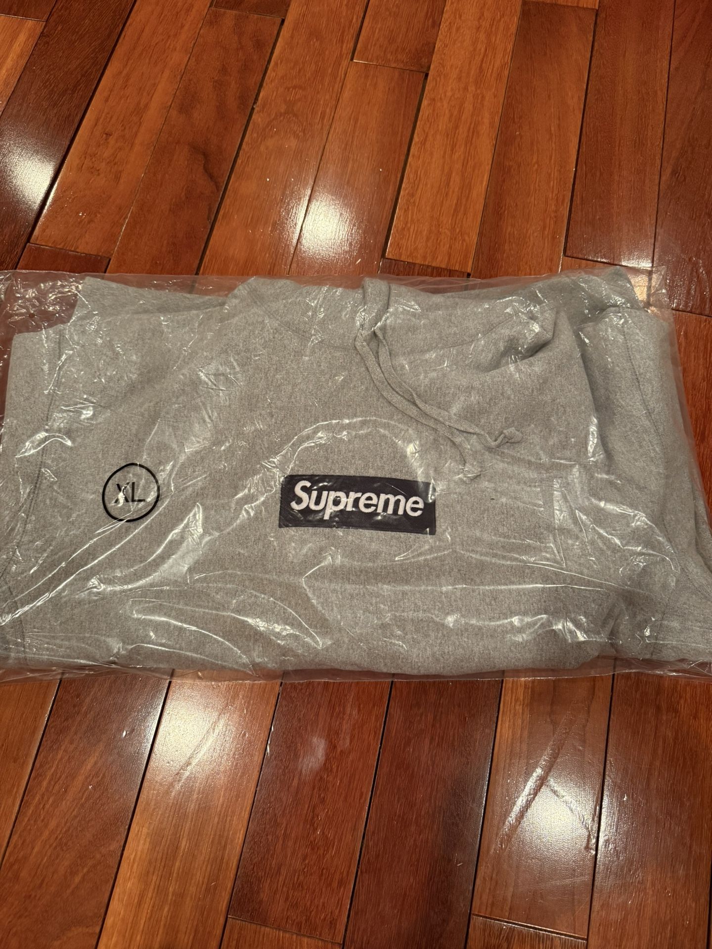 Supreme Box Logo Hoodie Grey XL