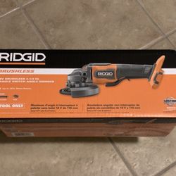 Rigid 18V angle grinder
