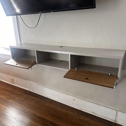 Floating Wall Mounted TV Stand 