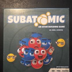 Subatomic: An Atom Building Game, a science-themed deckbuilding 