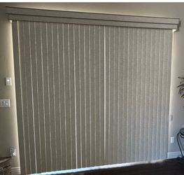 Window Coverings for a Slider