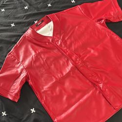 Leather Baseball ⚾️ Jersey