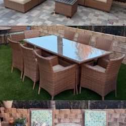 full outdoor furniture set up