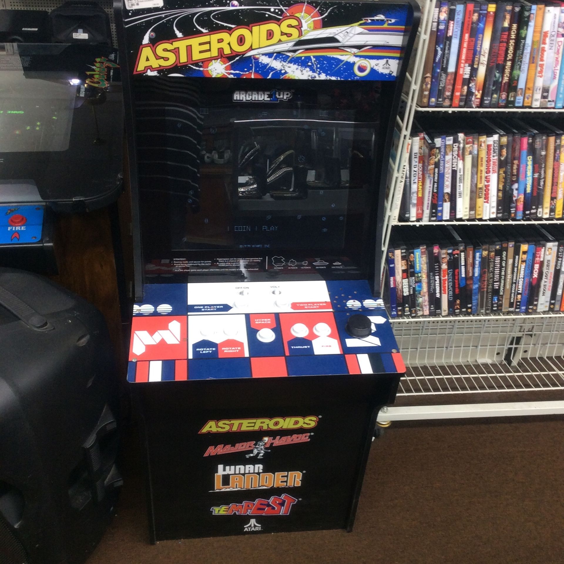 Arcade 1 Up Asteroid Game System