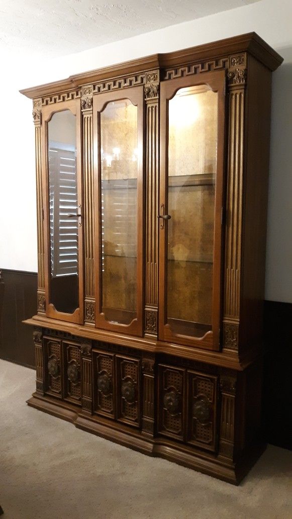 Lighted China Cabinet