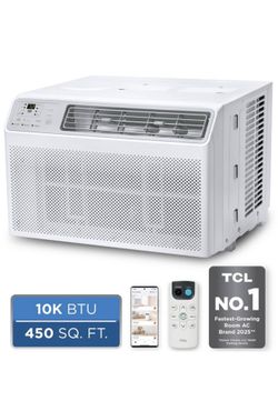 NEW TCL 10000 BTU Smart Window Air Conditioner WiFi 450 Sq Ft H10W35W