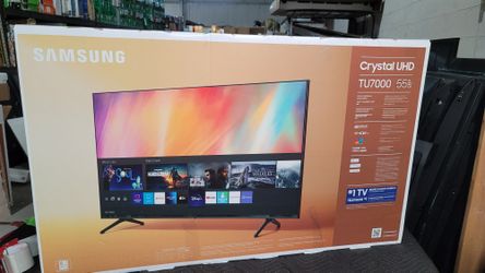 Samsung - 55" Class 7 Series LED 4K UHD Smart Tizen TV UN55TU7000