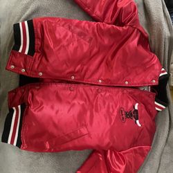 Chicago Bulls Jacket Dark Red When It’s A Medium Light Red One Is A Small I Need Them Guys Today