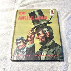 "Meet Abraham Lincoln" By Barbara Cary, Book Club Edition