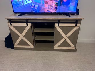 Farm style tv stand