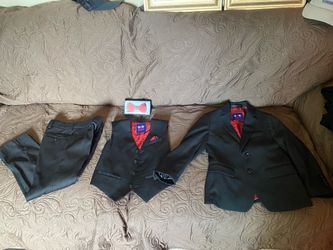 Boys Slim Fit Suit Kids Formal Suits Set For Boys Youth Suit Ring Bearer Outfit sz 6T $40  at Desoto