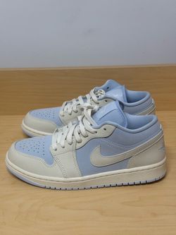 Jordan 1 Low Blue Sail Sz 8.5W (7M)
