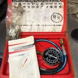 Fuel Injector Pressure Tester And Transmission And Oil Pressure Tester