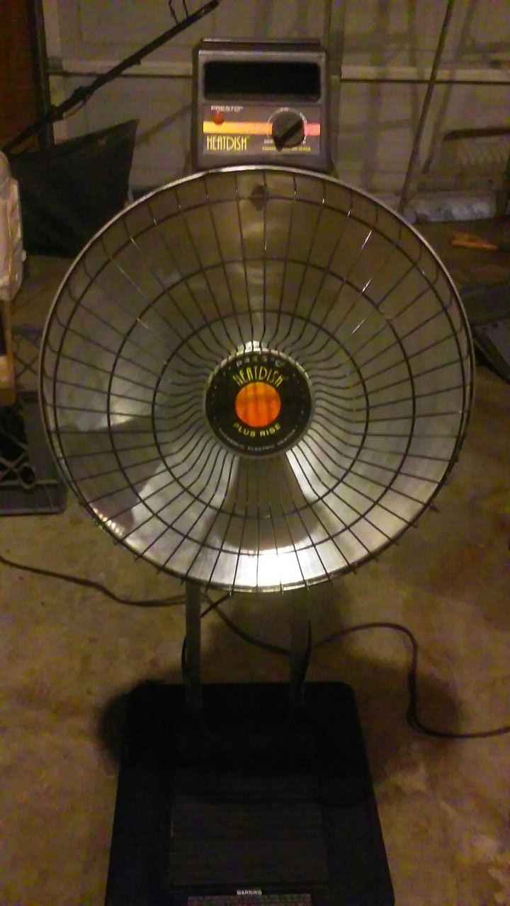 Tilt Heat Dish Space Heater Presto Heatdish Plus Tilt Parabolic