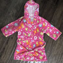 Girls Hooded Towel Bathrobe