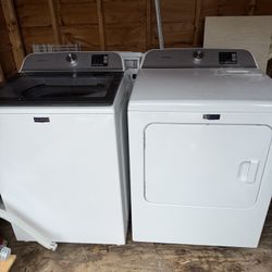 Maytag Top Load Washer And Maytag Dryer, Electric - Used