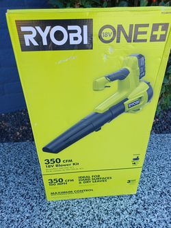BLOWER RYOBI 18V BATTERY AND CHARGER INCLUDED