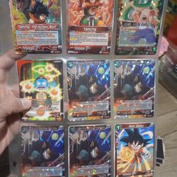 DBZ Dragon Ball Z Super Masters Trading Card Game Set 5 Miraculous Revival Cards 