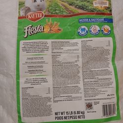 Kaytee Fiesta Mouse Rat Food 15 LB Bag