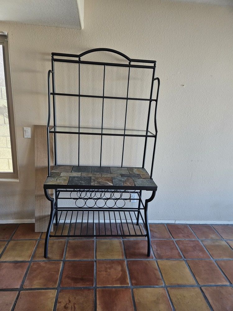 Bakers Rack/ Bar/wine rack