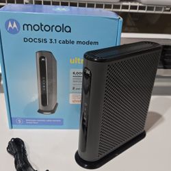 Motorola MB8600 DOCSIS 3.1 Cable Modem - Approved for Comcast Xfinity Plans