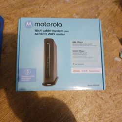 Motorola Cable Modem Plus Ac1600 Wifi Router