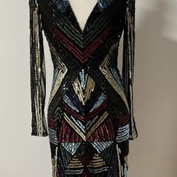 Aidan Mattox Sequin Dress, Size 4. 