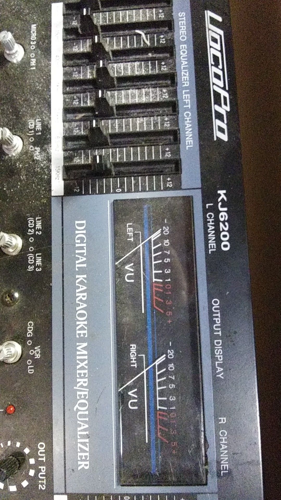 Vocopro digital karaoke mixer/EQ