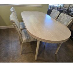 Free dining set table with 4 chairs   