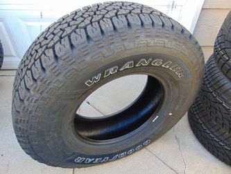 4 New LT 265 75 16 Goodyear Wrangler Workhorse All Terrain Tires 10PLY Date 2025