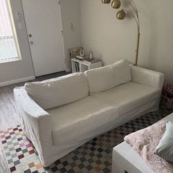 White IKEA Sofa